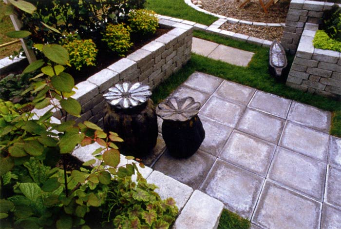 Papaver somniferum, concrete and Raku