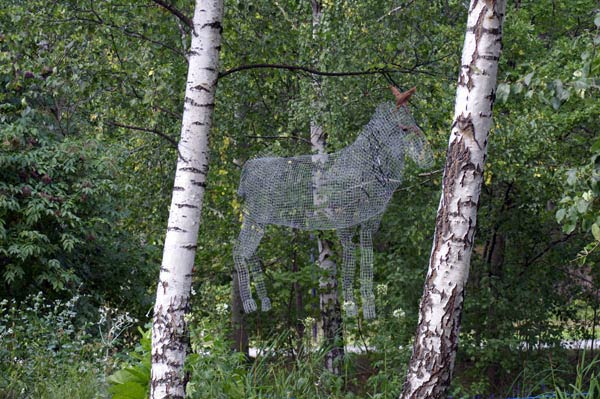 Zebra i meltalltråd